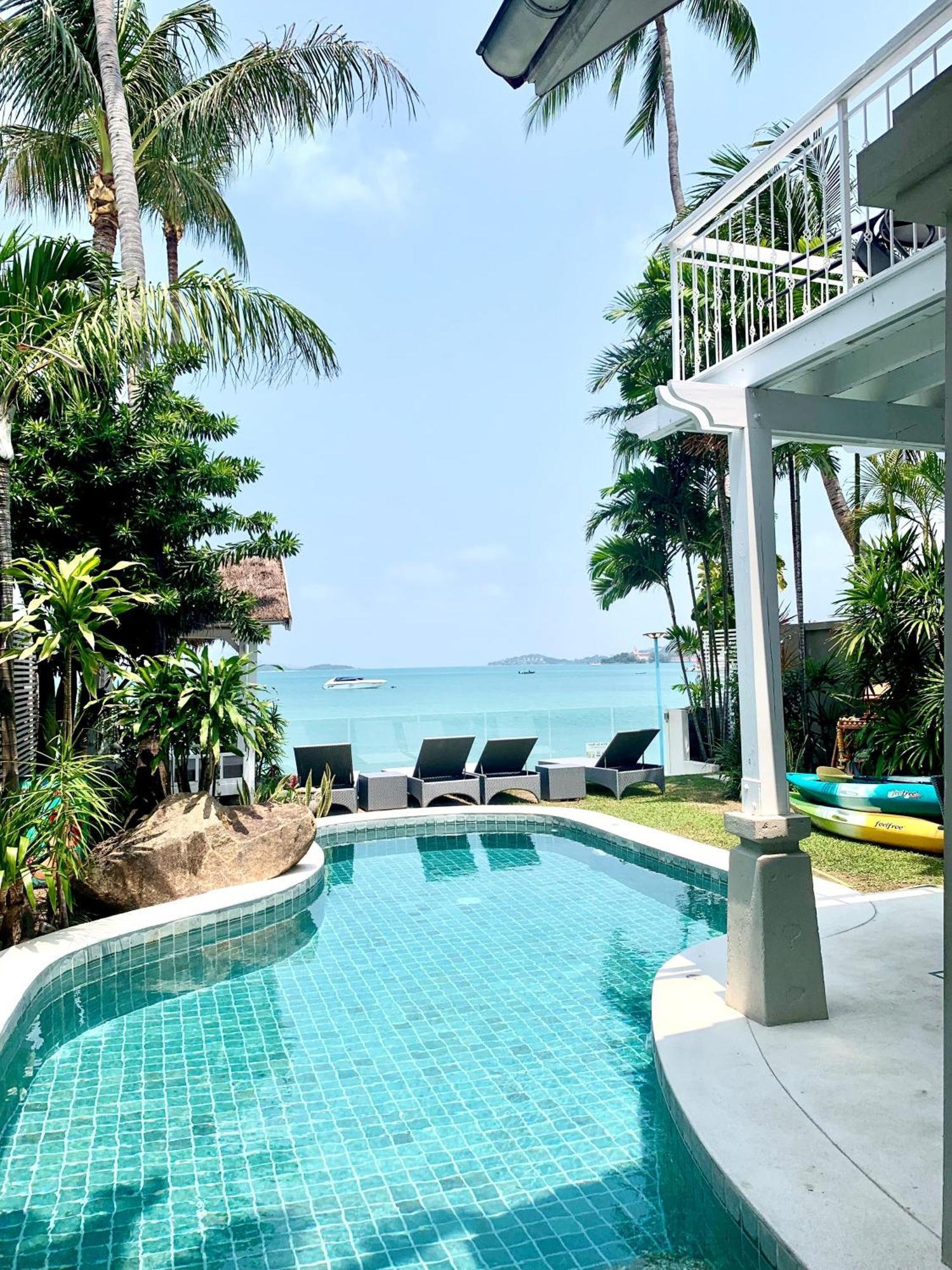 Beachfront Villa Charmant With Private Pool Szamuj-sziget Kültér fotó