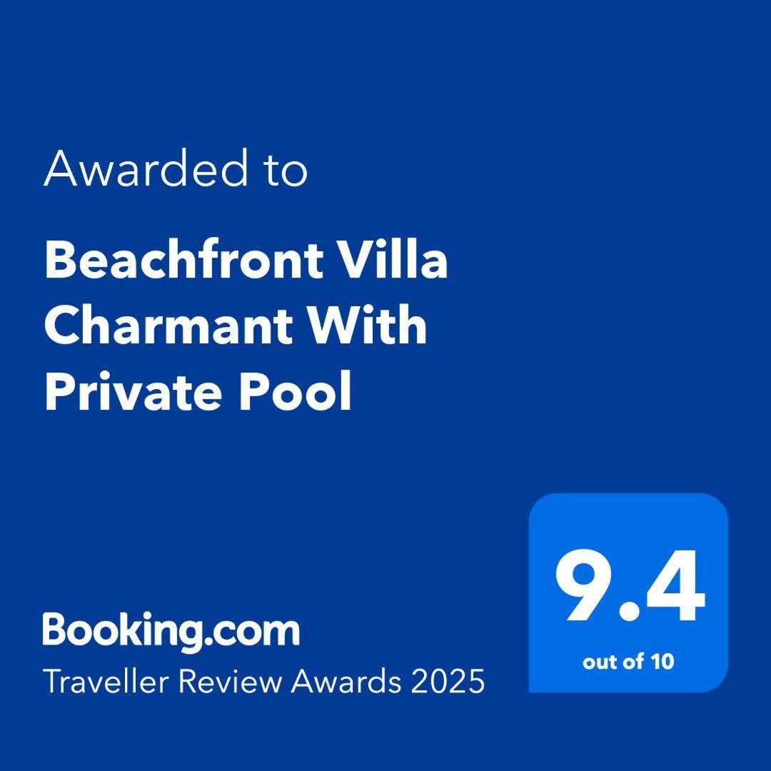 Beachfront Villa Charmant With Private Pool Szamuj-sziget Kültér fotó